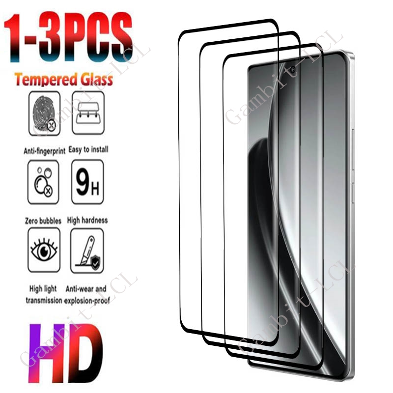1-3PCS 3D Curved Full Tempered - Realme Gt 6 ulasan dan harga