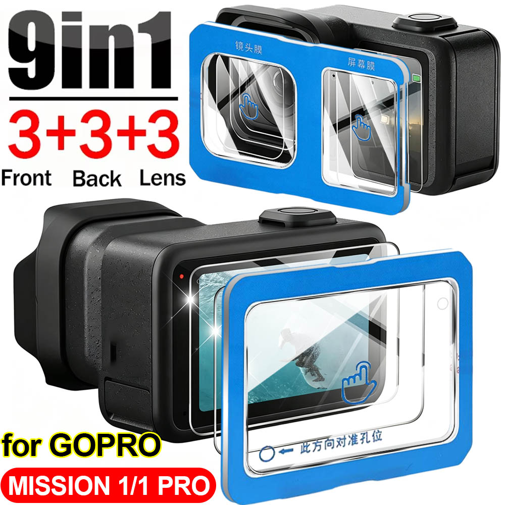 9H Tempered Glass for GOPRO MI - Screen Alignment Tool ulasan dan harga
