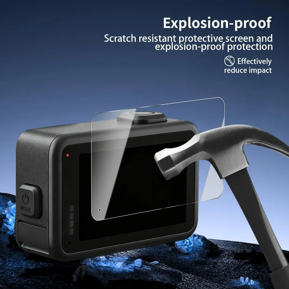 9H Tempered Glass for GOPRO MI - Screen Alignment Tool ulasan dan harga