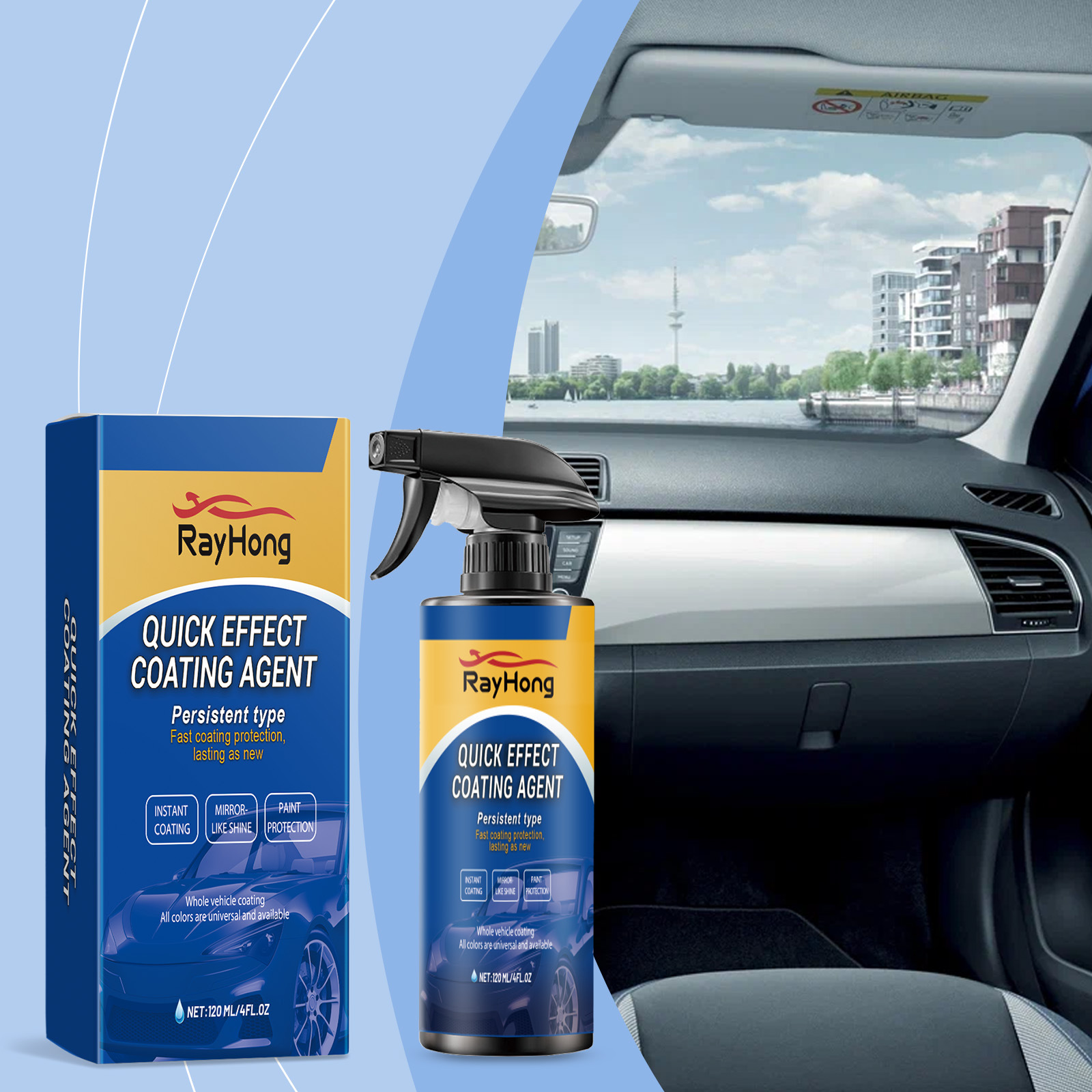 Car Ceramic Coating Spray Quic - Nano Liquid Coating ulasan dan harga