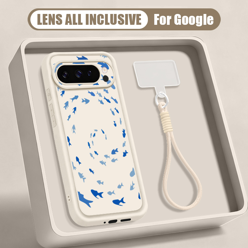 Humpback Whale Print Wrist Str - Google Pixel 9 ulasan dan harga