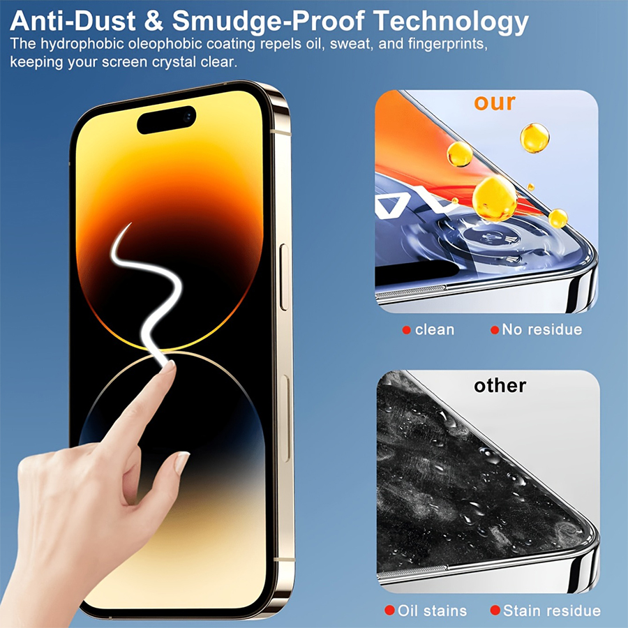 HD Tempered Glass Screen Prote - Screen Alignment Tool ulasan dan harga