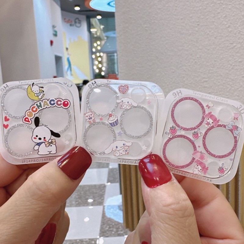 Sanrio Hello Kitty Kuromi Glit - Tempered Glass Screen 9H ulasan dan harga