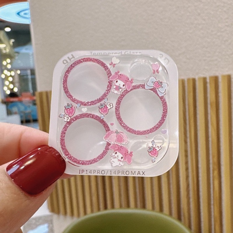Sanrio Hello Kitty Kuromi Glit - Tempered Glass Screen 9H ulasan dan harga