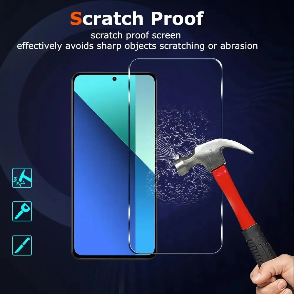 4PCS Tempered Glass For Realme - Realme C67 ulasan dan harga